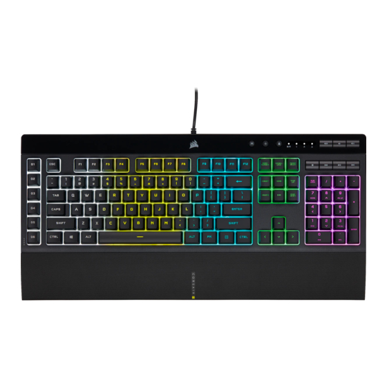 Corsair K55 RGB Manuels