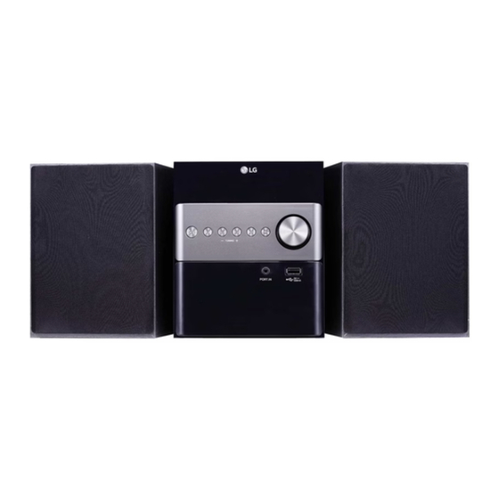 LG CM1560DAB Manuel Simplifié