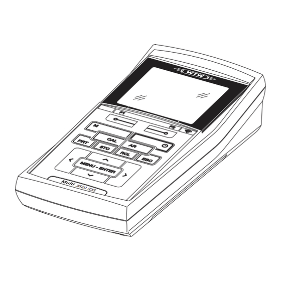 Xylem WTW Multi 3630 IDS Mode D'emploi