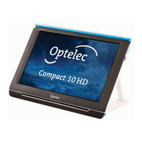 Optelec Compact 10 HD Speech Guide De Démarrage Rapide