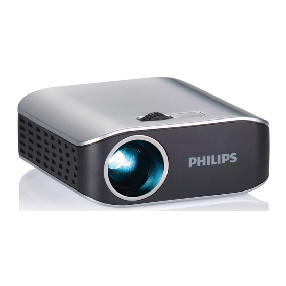 Philips PicoPix PPX2055 Guide D'utilisation