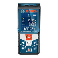 Bosch GLM 500 Professional Notice Originale