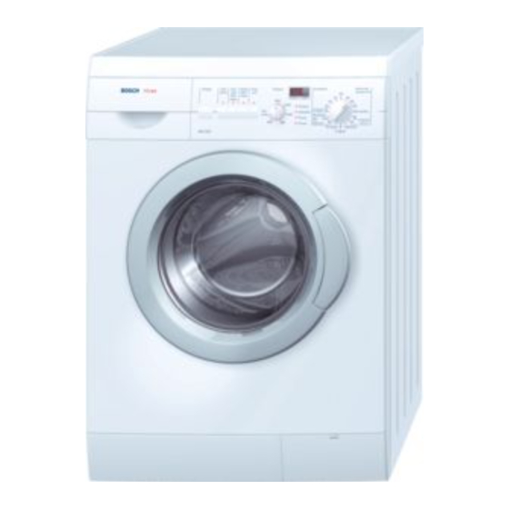 Bosch WFO 2850 Notice D'utilisation Et D'installation