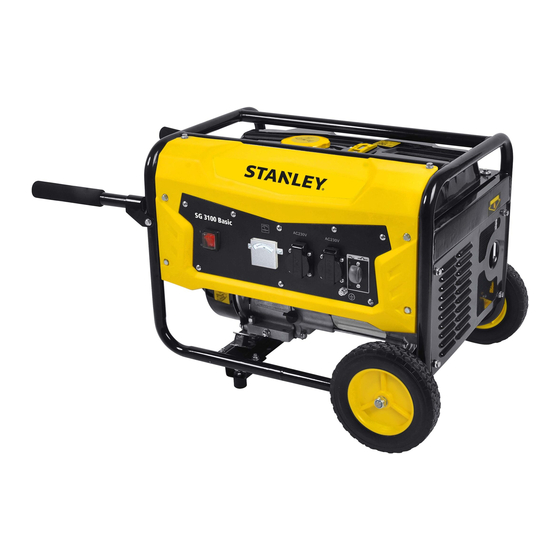 Stanley SG 3100 Basic Manuels