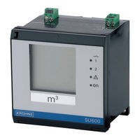 KROHNE SU 600 Manuel De Référence