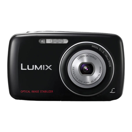 Panasonic Lumix DMC-S3 Mode D'emploi De Base