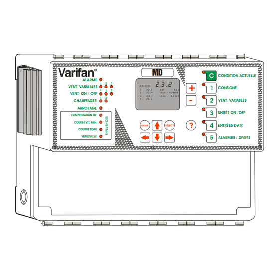 Varifan MD-33 Guide D'installation Et D'utilisation