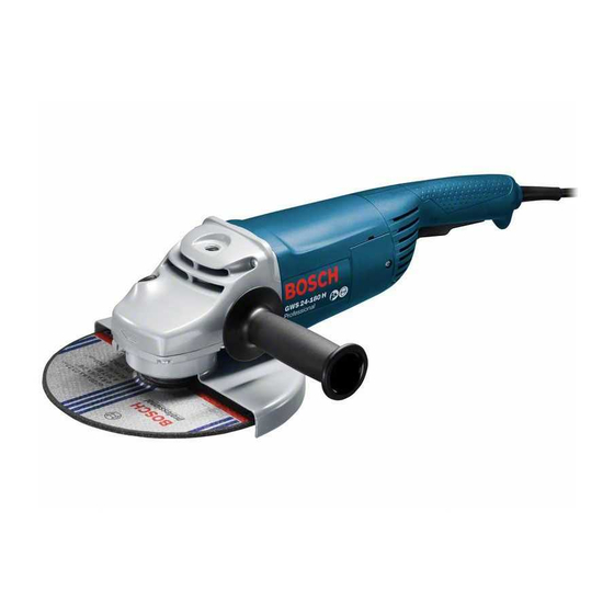 Bosch GWS Professional 24-180 Notice Originale