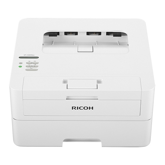 Ricoh SP 230 DNw Guide Utilisateur