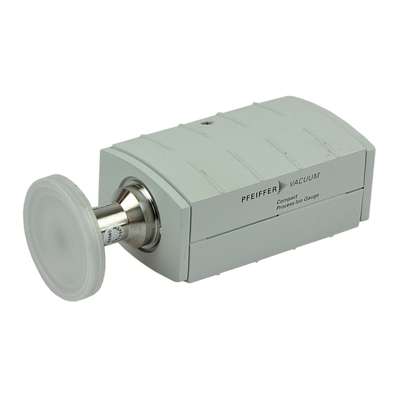 Pfeiffer Vacuum IMR 265 Manuel De L'utilisateur