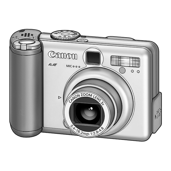 Canon PowerShot A70 Guide D'utilisation