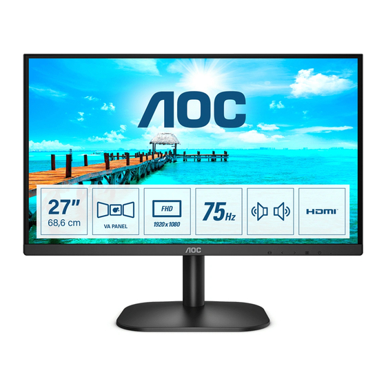 AOC 27B2AM Manuel D'utilisation