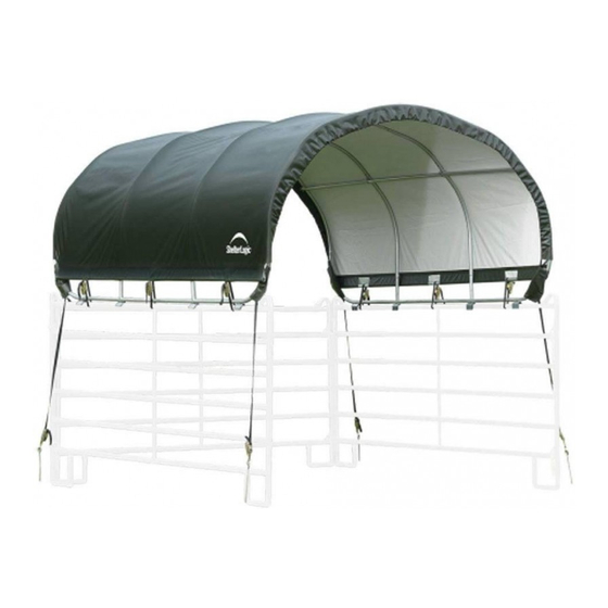 ShelterLogic Corral Shelter 3,7 x 3,7 x 1,7 Mode D'emploi