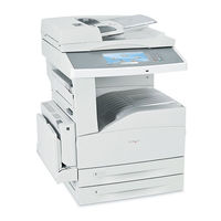 Lexmark X862de Guide De L'utilisateur