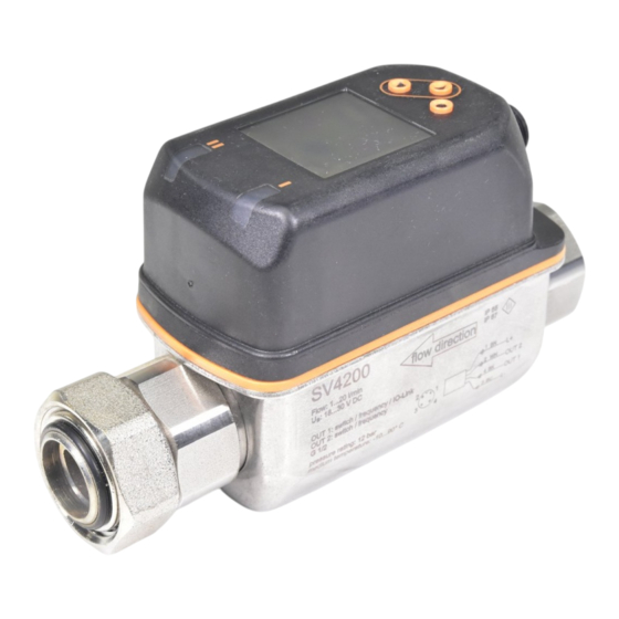 IFM Electronic Efector 300 SV 0 Série Notice D'utilisation