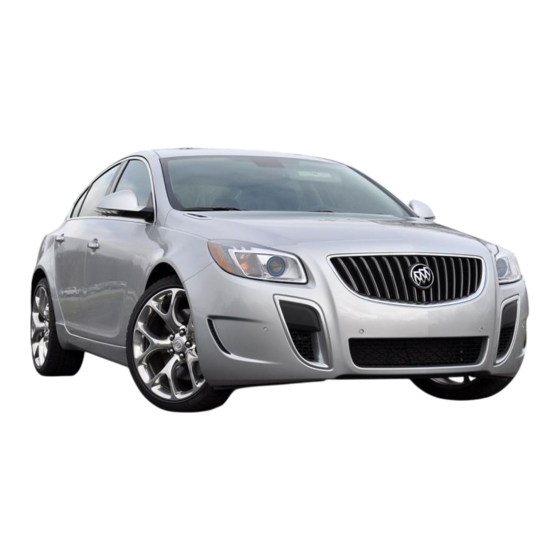 Buick Regal 2012 Guide Du Propriétaire