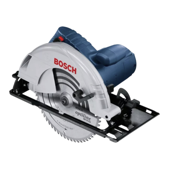 Bosch GKS 235 Turbo Notice Originale
