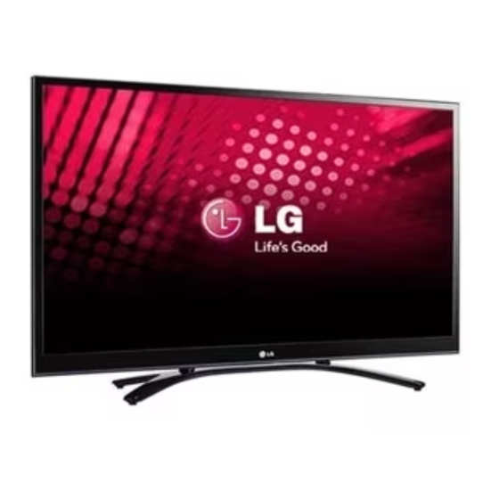 LG 50PV490 Manuels