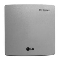 LG Contact sec pour thermostat PDRYCB320 Manuel D'installation