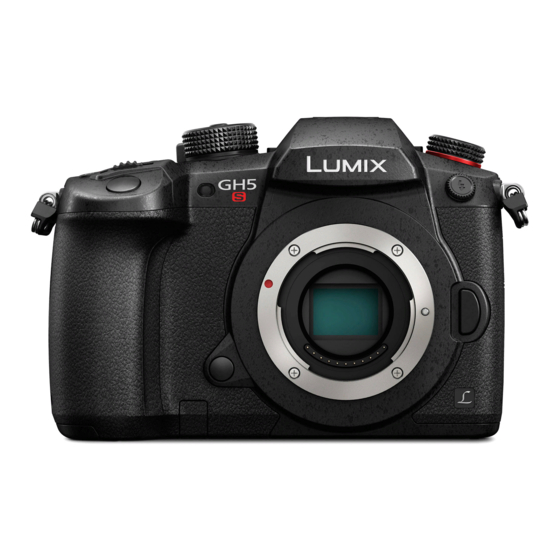 Panasonic Lumix DC-GH5S Manuel D'utilisation