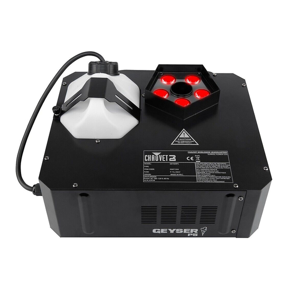 Chauvet DJ GEYSER P5 Manuels