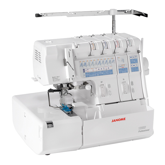 Janome 1200D Professional Manuel D'instructions