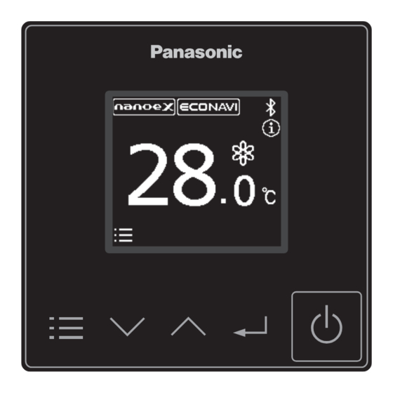 Panasonic CZ-RTC6WBL Instructions D'installation