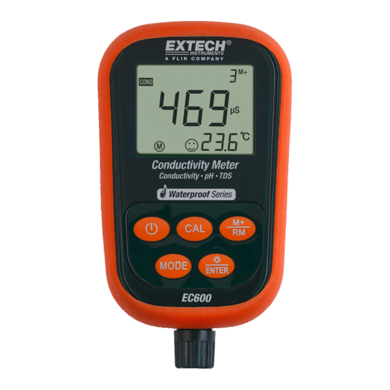 Extech Instruments EC600 Manuel D'utilisation