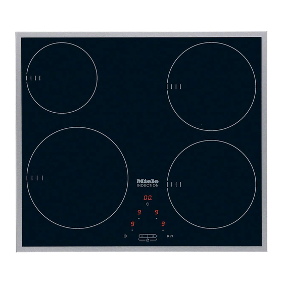 Miele KM 6112 Mode D'emploi Et Instructions De Montage