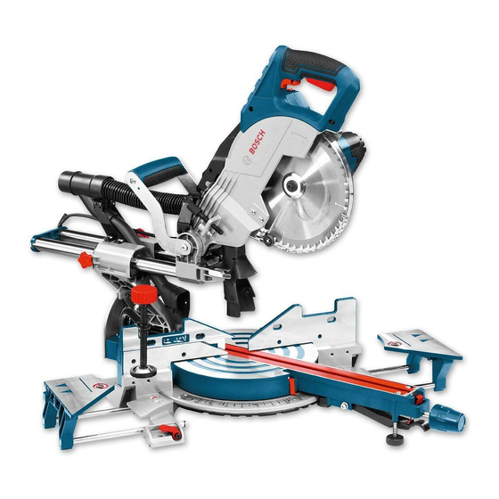 Bosch GCM 8 SJL Notice Originale