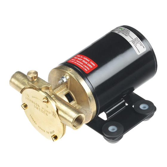 Johnson Pump F3B-19 Mode D'emploi