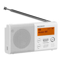 Sony XDR-P1DBP Mode D'emploi