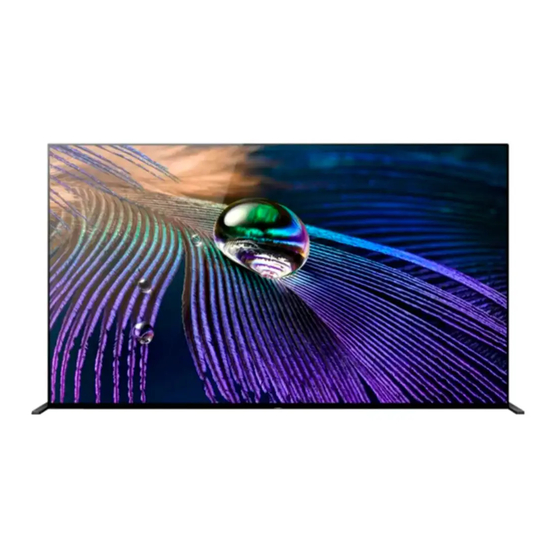 Sony BRAVIA XR-65A90J Guide De Référence