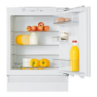Miele K 9122 Ui Mode D'emploi Et Instructions De Montage