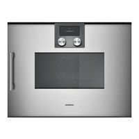 Gaggenau BM485-110 Notice De Montage