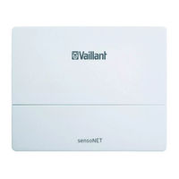 Vaillant sensoNET VR 921 Notice D'installation