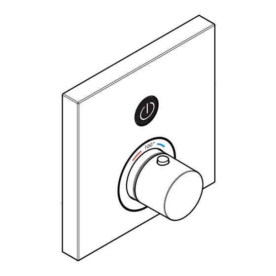 Hansgrohe AXOR ShowerSelect Round 36722 1 Série Instructions De Montage / Mode D'emploi / Garantie