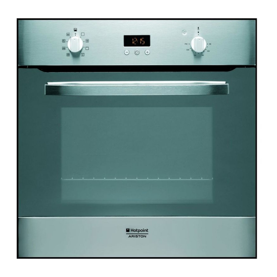 Hotpoint Ariston FHS 83 C IX/HA S Mode D'emploi