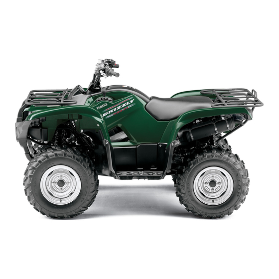 Yamaha GRIZZLY 550 FI Manuel Du Propriétaire