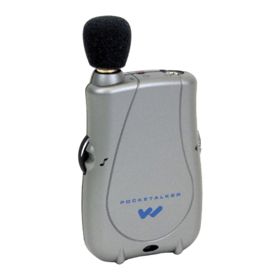 Williams Sound POCKETALKER Ultra Mode D'emploi