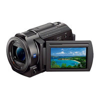 Sony Handycam FDR-AX30 Mode D'emploi