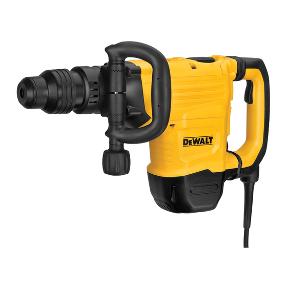 DeWalt D25872 Guide D'utilisation