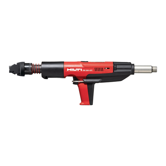Hilti DX 351-CT Mode D'emploi