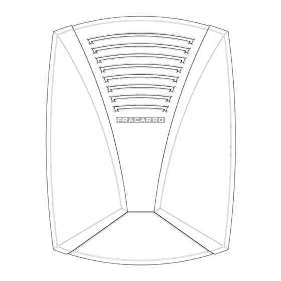 Fracarro SEL70LED Instructions D'emploi