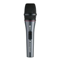 Sennheiser Evolution E865 Notice D'emploi