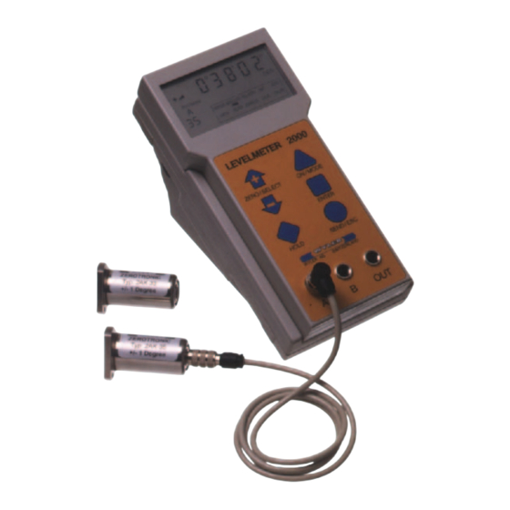 WYLER LEVELMETER 2000 Mode D'emploi