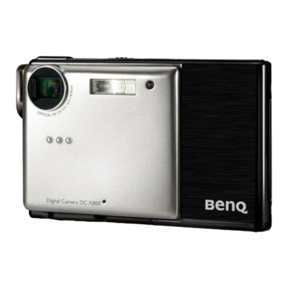 BenQ DC X800 Manuel D'utilisation