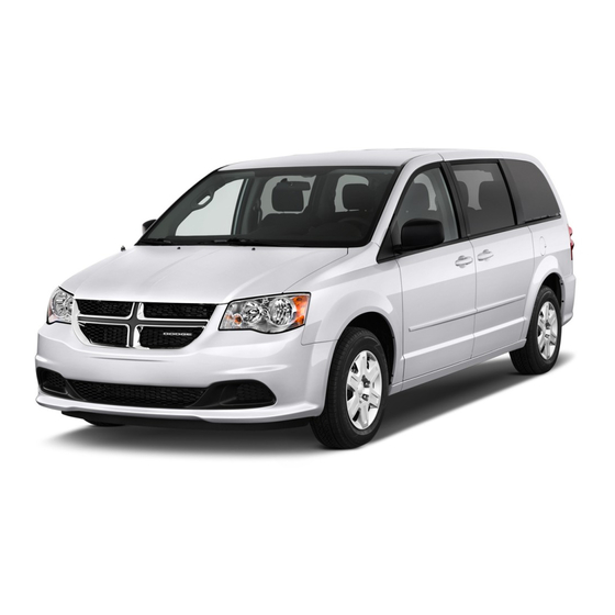 Dodge Grand Caravan 2014 Guide De L'automobiliste