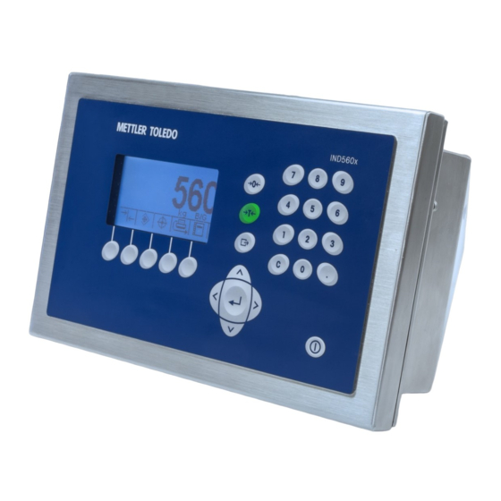 Mettler Toledo IND560 Série Guide D'installation