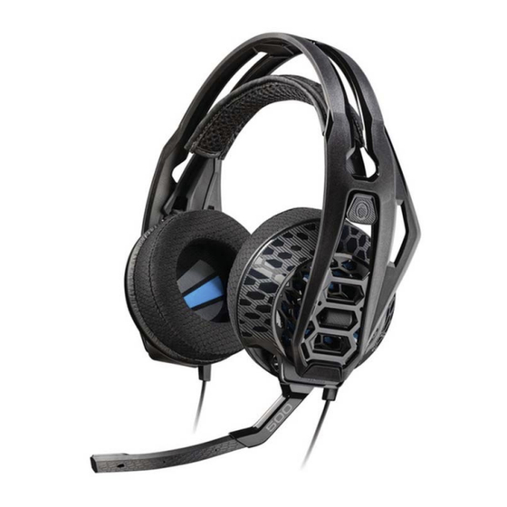 Plantronics RIG 500E Guide De L'utilisateur